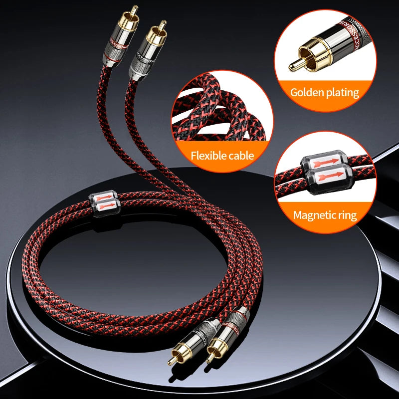 Hi-Fi Stereo RCA Audio Cable