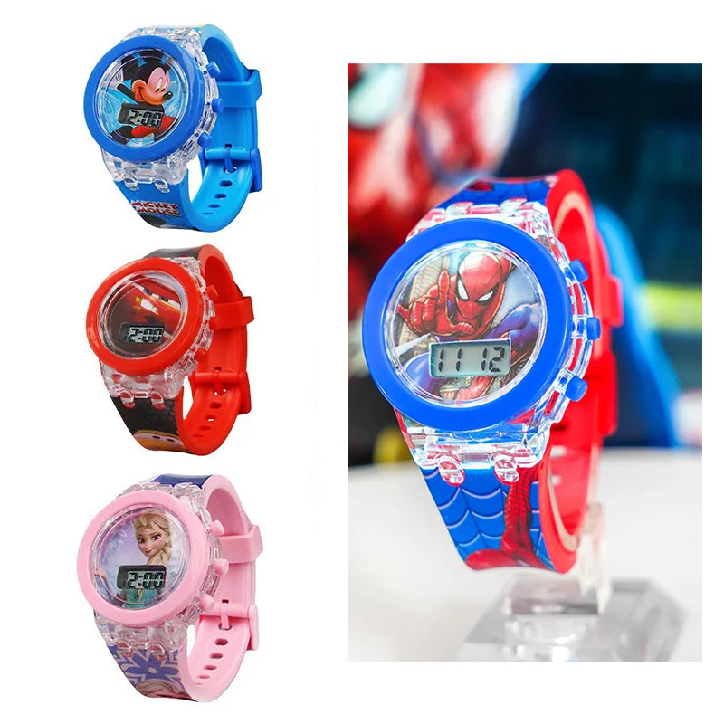 Frozen Mickey Kids Digital Watch with LED Light