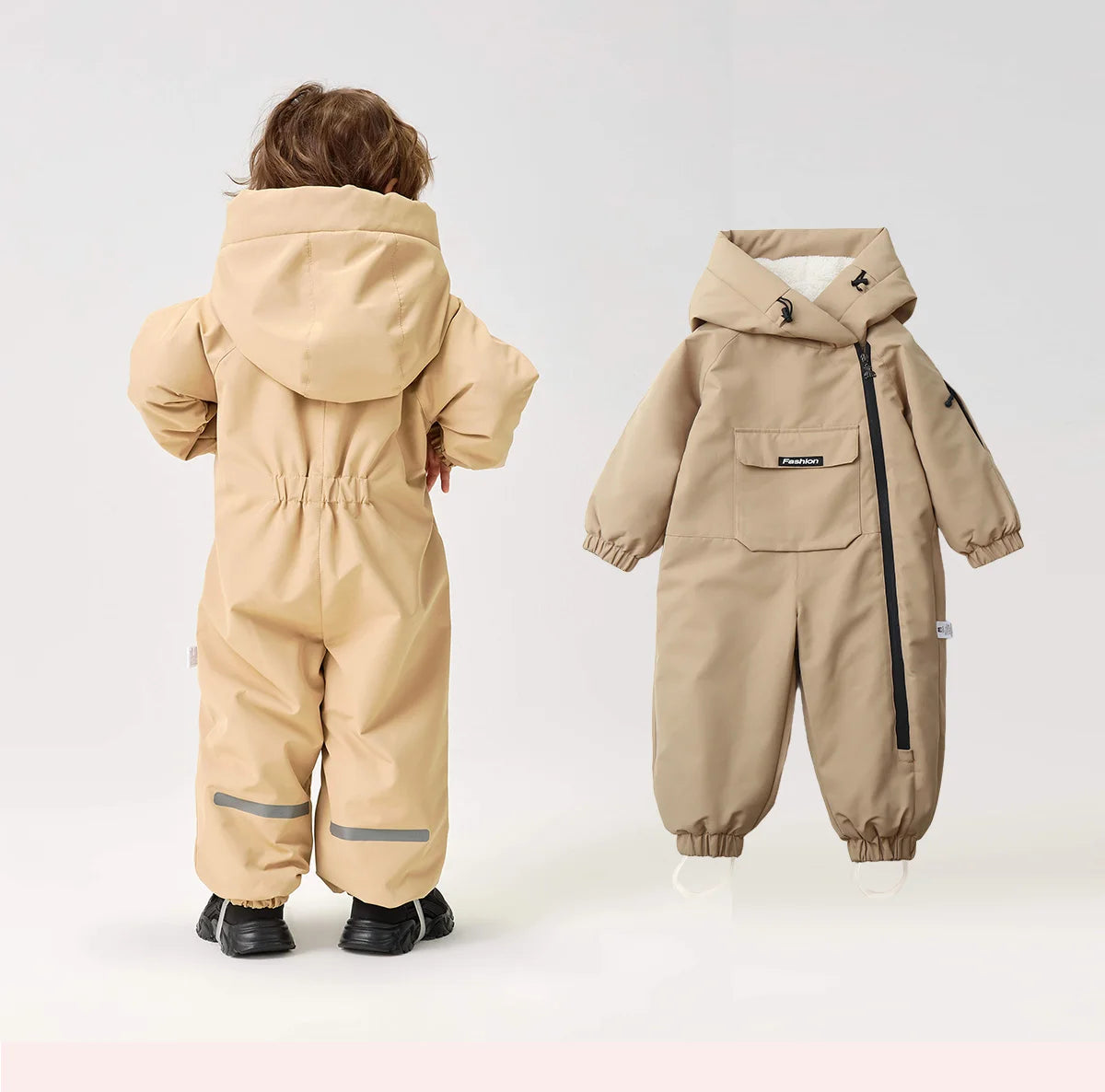 Ircomll Down Jacket Toddler Snow Suit Hooded Coat