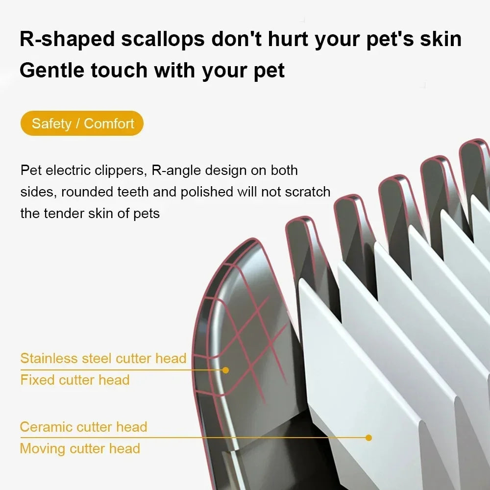 USB Rechargeable Pet Grooming Clipper