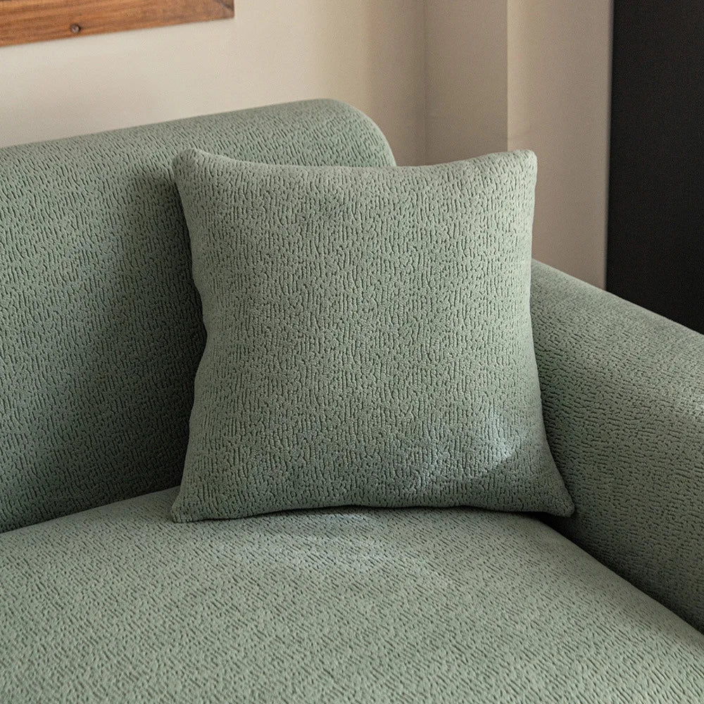 Adjustable Velvet Sofa Cover for L Shape Couch