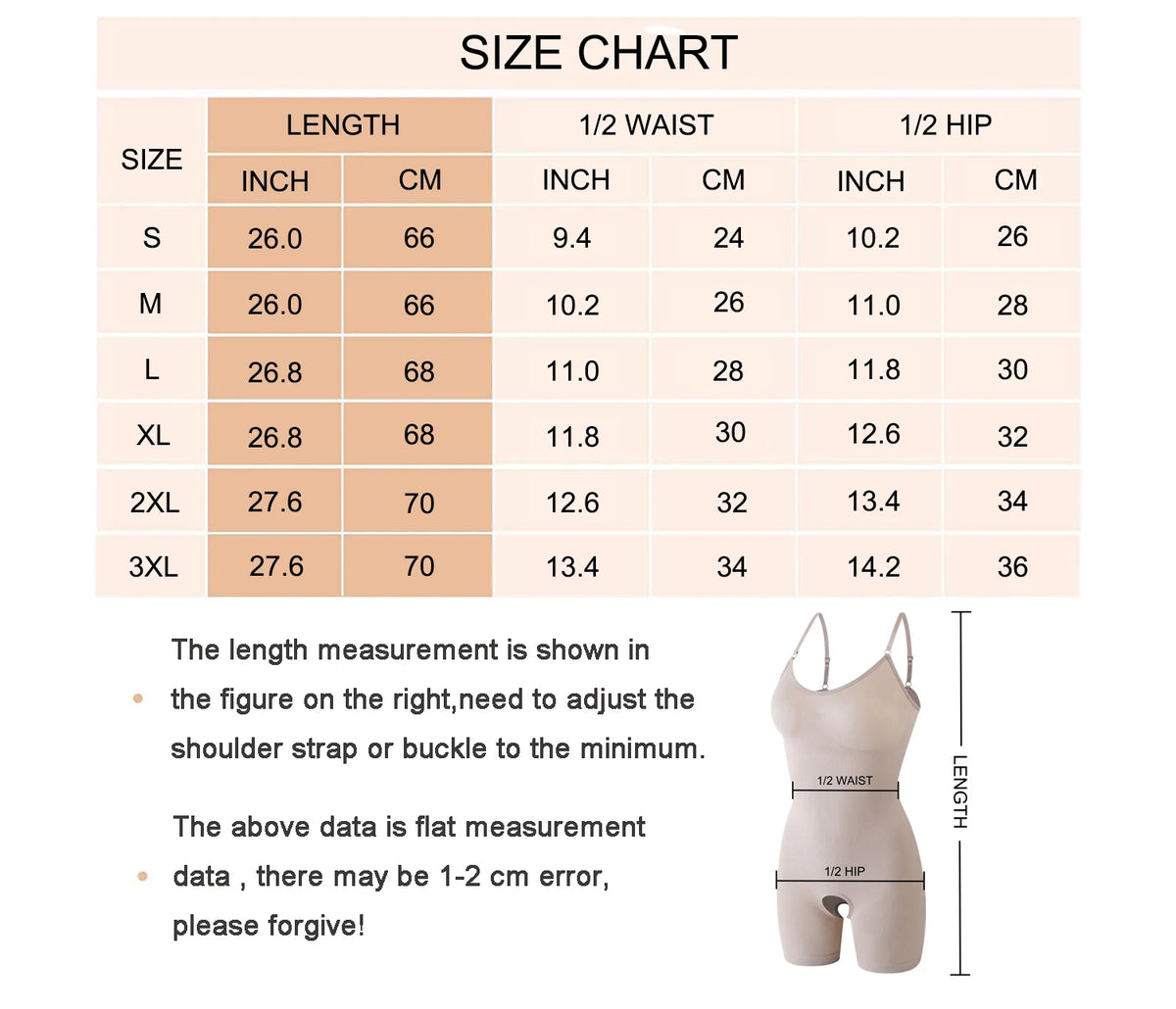 Women Seamless Compression Bodysuit Shapewear
