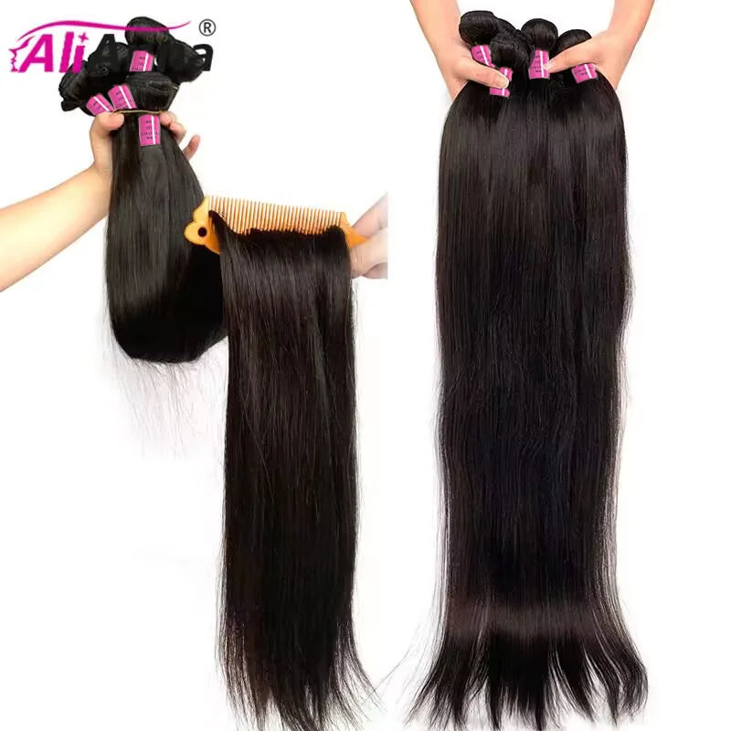 26 Inch Brazilian Raw Human Hair Weave Bundles