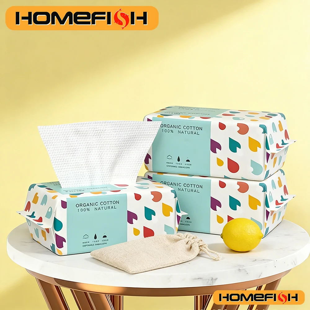 Disposable Cotton Facial Towels