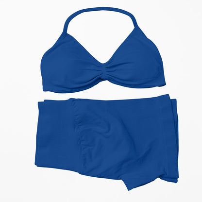 Seamless Strappy Yoga Bra and Scrunch Butt Shorts Set