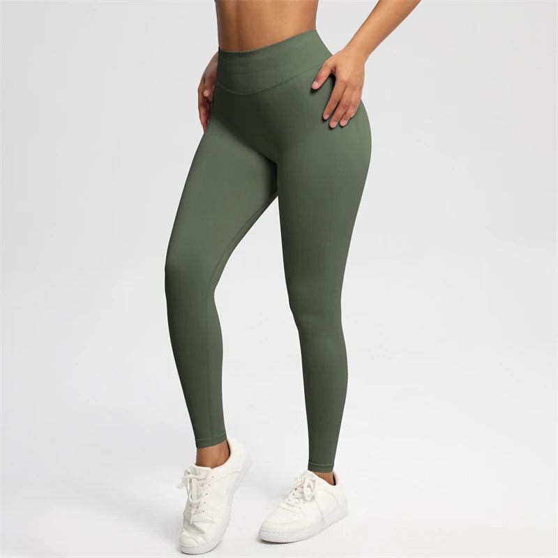 Women Seamless Bum Shaping Leggings Fitness Pants
