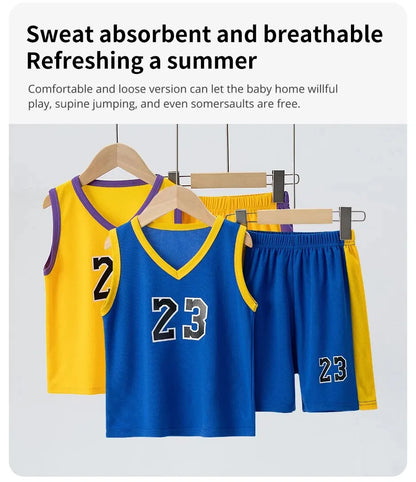 Children's Quick-Drying Sports Suit Casual Mixed Color Set