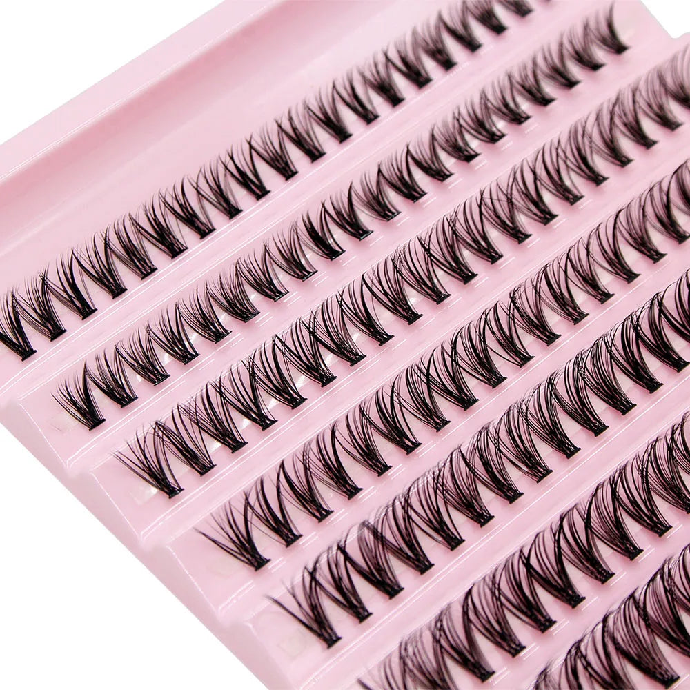 DIY Cluster Lashes 8-16mm Synthetic Hair Extensions