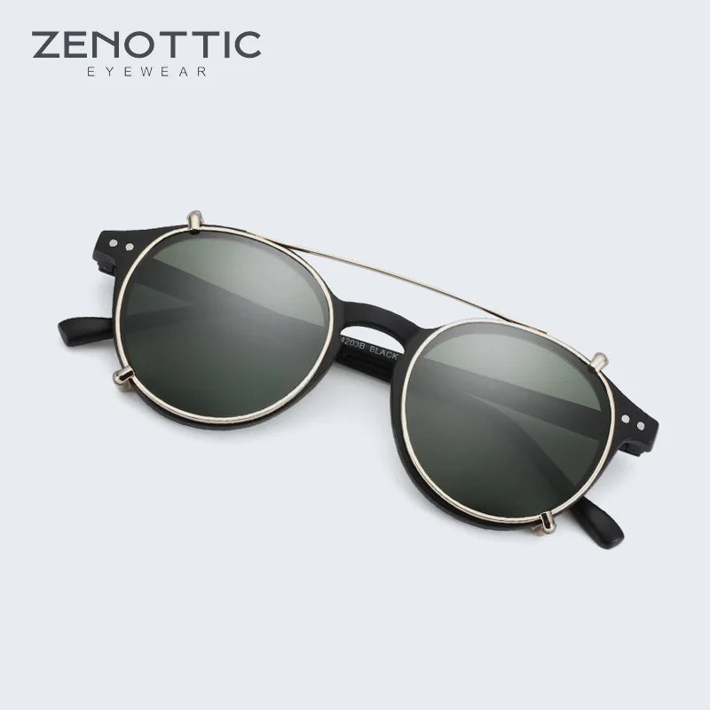 ZENOTTIC Clip-On Polarized Sunglasses for Women