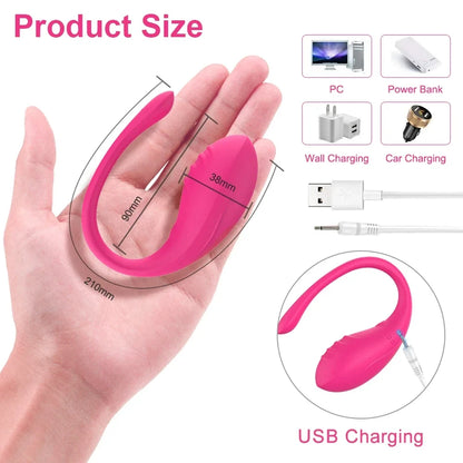 Wireless Remote Control Wearable Vibrator