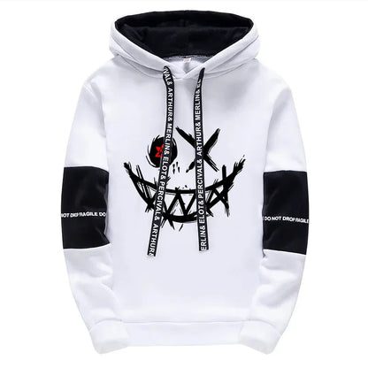 Mens Printed Tracksuit Casual Hoodie and Sweatpants