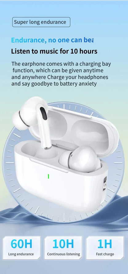 For Air Pro5 Wireless Bluetooth Earbuds with Noise Cancelling