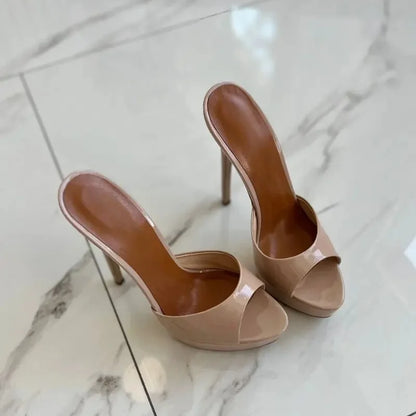 Women's Open Toe Stiletto Slippers for Summer