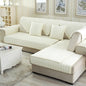 Flannel Sofa Cushion Non-Slip Plush Backrest Cover