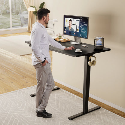 JHK Electric Adjustable Height Standing Desk for Office