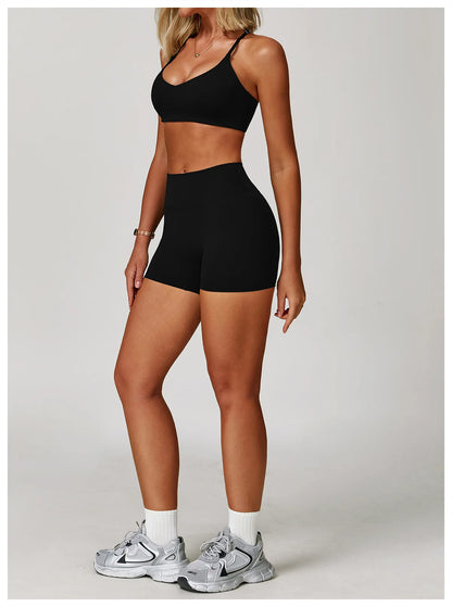 Yoga Suit Sports Set for Women Long Sleeve Athletic Wear
