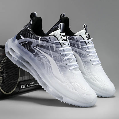 Men's Basketball Shoes with Air Cushioning and Breathable Mesh