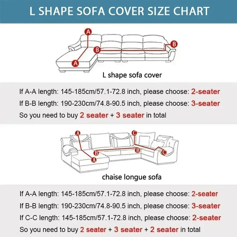 Thick Soft Corduroy Non-Slip Sofa Cover Universal Fit
