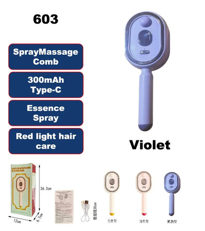 Electric Steam Hair Brush with USB-C Charging