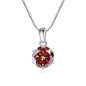 Moissanite Pendant Necklace 925 Sterling Silver Women