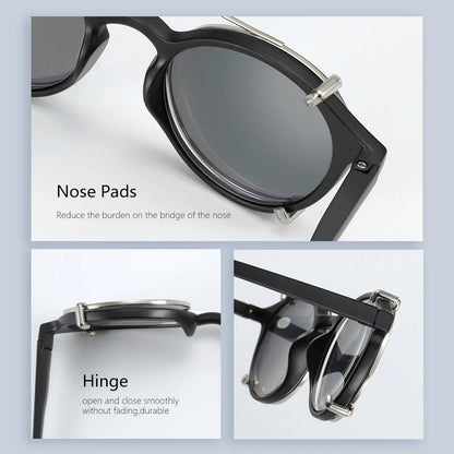 ZENOTTIC Clip-On Polarized Sunglasses for Women