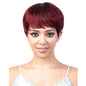Short Pixie Cut Glueless Human Hair Wig Natural Black