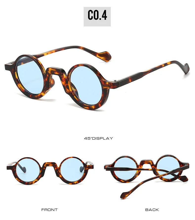 Retro Round Sunglasses for Casual Travel