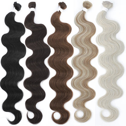 613 Piano Blonde Body Wave Hair Bundles Synthetic Extensions