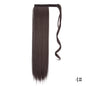 Long Straight Clip-in Ponytail Hair Extension Black