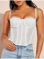 Elegant Fishbone V-neck Mini Dress Women Sleeveless Polyester
