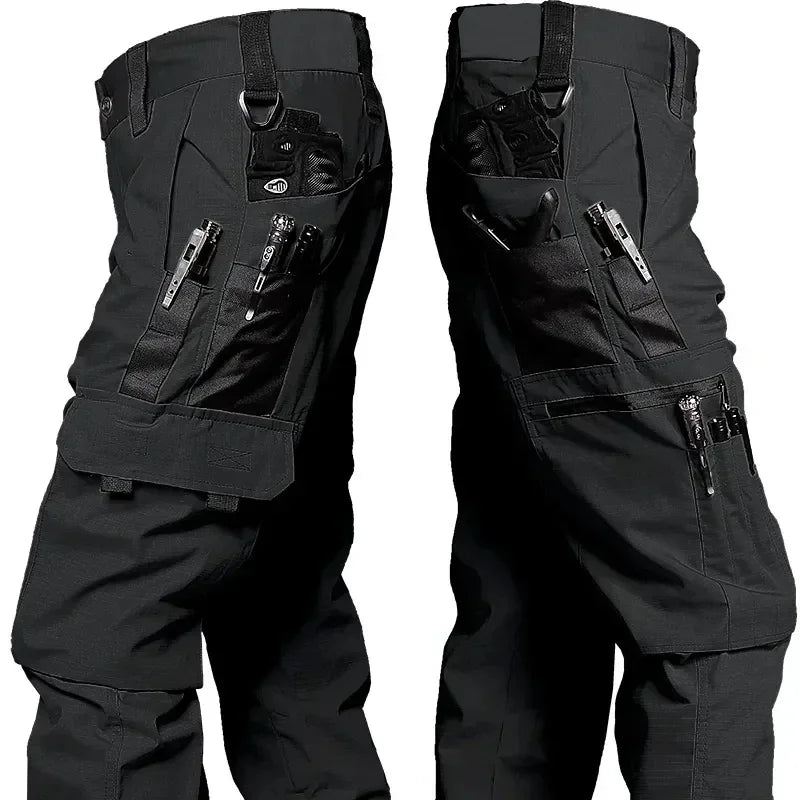 Men's Cargo Trousers Waterproof Multi-Pocket Pants