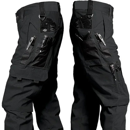 Men's Cargo Trousers Waterproof Multi-Pocket Pants