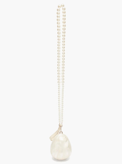 Mini Pearl Beaded Crossbody Handbag for Women