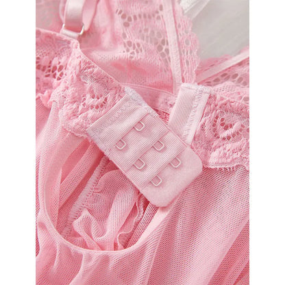 Summer Lace Thong Set Women’s Sexy Pajamas