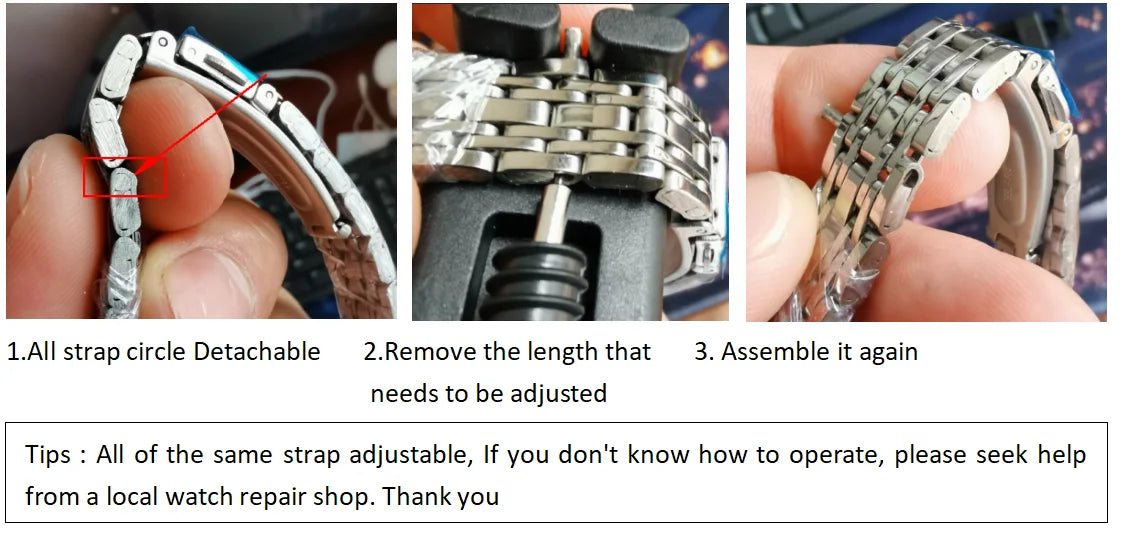 Stainless Steel Strap Watch for Women Luxury Gift