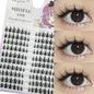 Individual Mink Eyelashes 60 Bundles Cluster Lashes