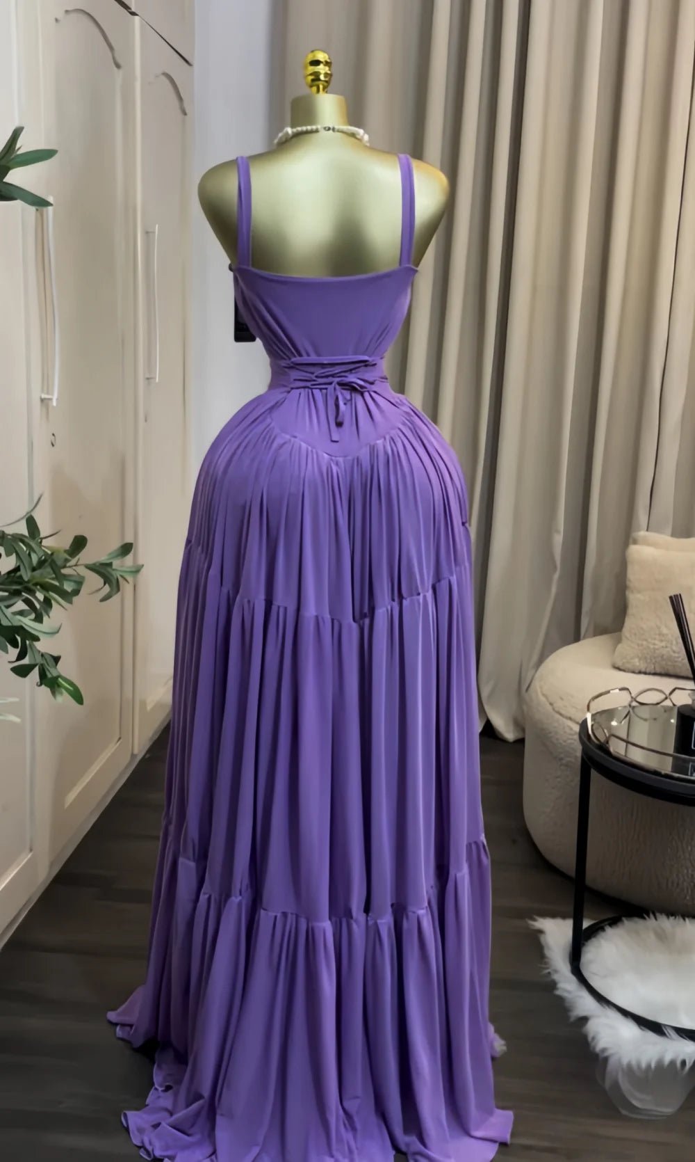 Summer Women Halter Maxi Dress Slim Polyester Beach Party