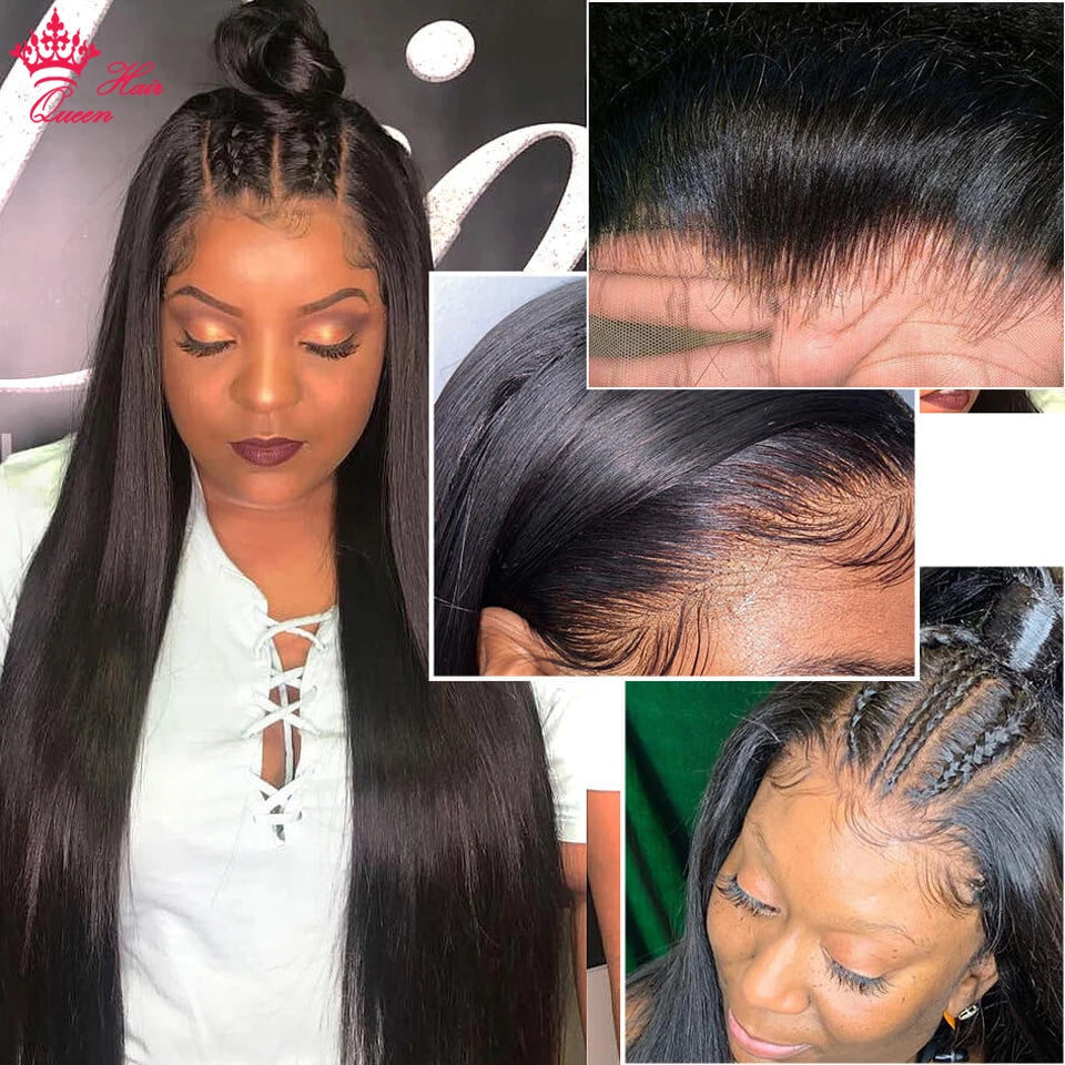 Queen Hair HD Lace Wig Raw Human Hair 13x6 Frontal