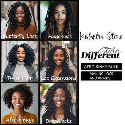 Afro Kinky Human Hair for Dreadlock Extensions