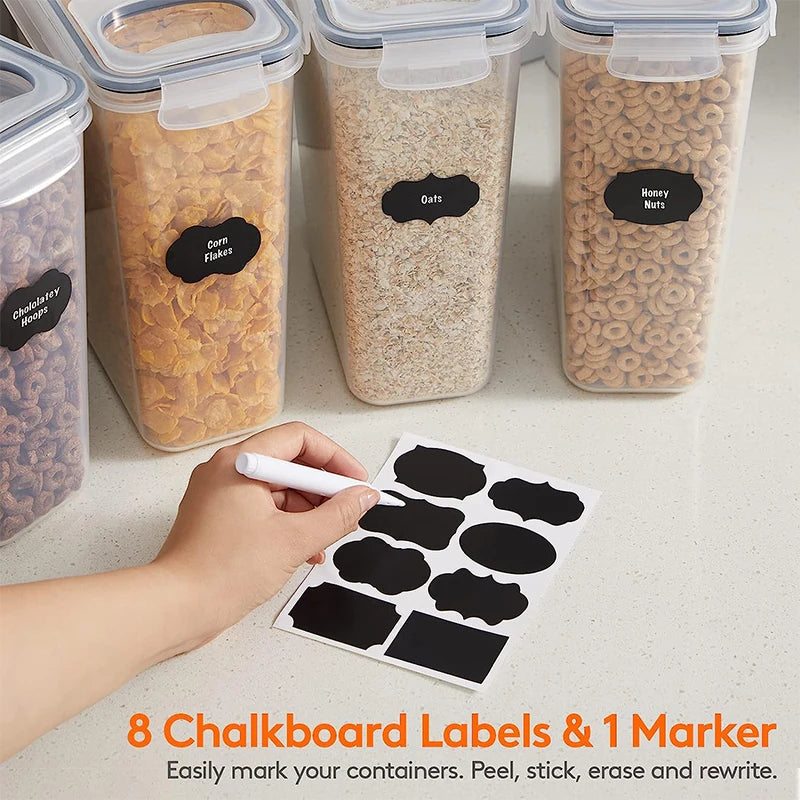 4L Airtight Cereal Storage Containers with Lids