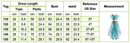 Kids Princess Dress Cinderella Cosplay Costume for Girls