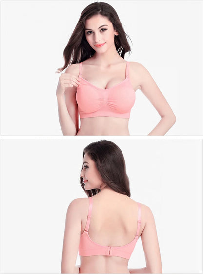 Wirefree Nursing Bra for Women in Natural Color
