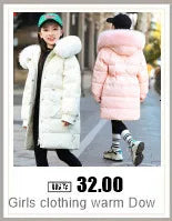 Winter Down Jacket for Boys and Girls Thicken Snowsuit