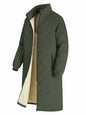 Mid-Length Quilted Padded Jacket for Men