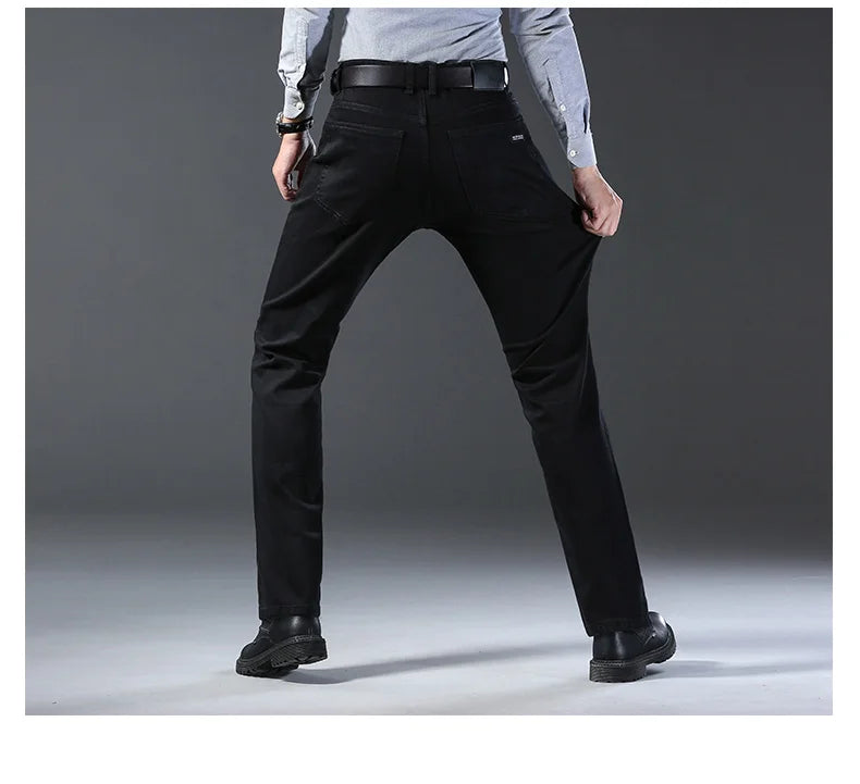 Wthinlee Men's Casual Straight Denim Jeans