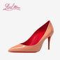 Elegant Black Patent Leather High Heel Pumps for Women