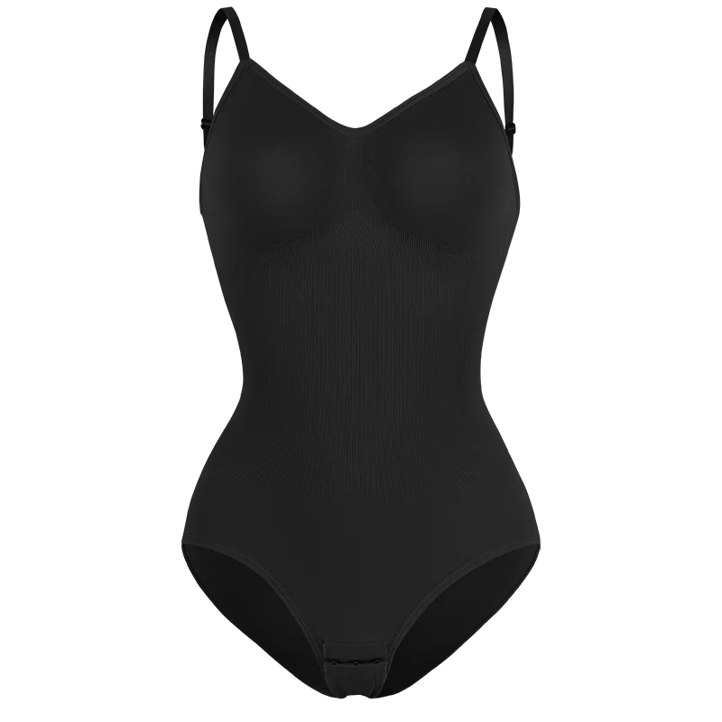Low Back Bodysuit Shapewear for Women Black