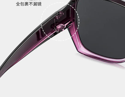 Round Polarized Sunglasses for Prescription Glasses