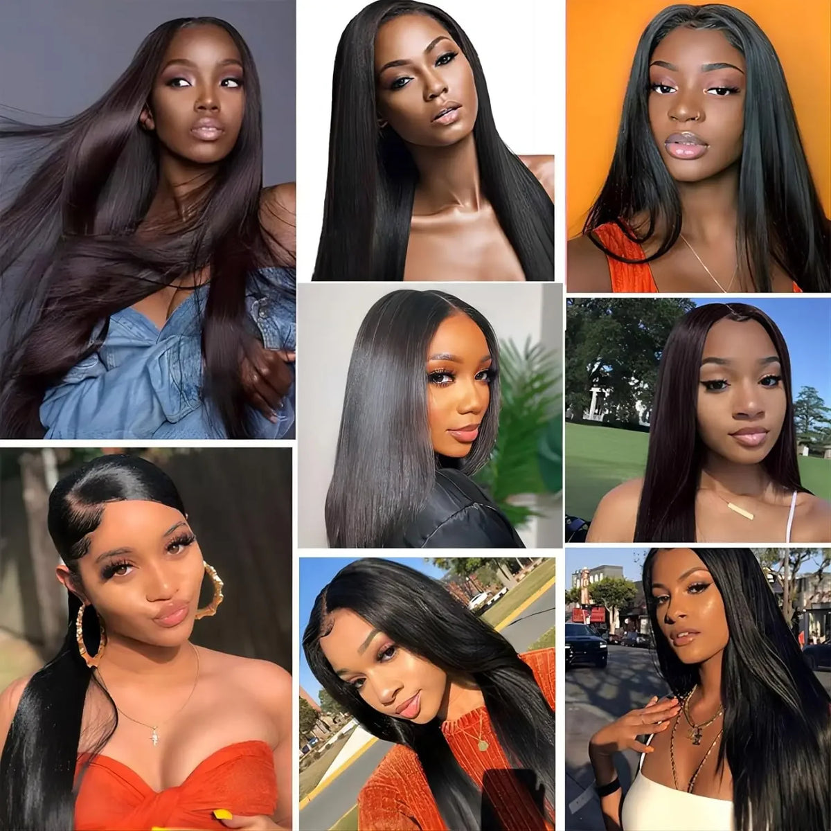 16A Straight Brazilian Remy Human Hair Bundles Natural Black