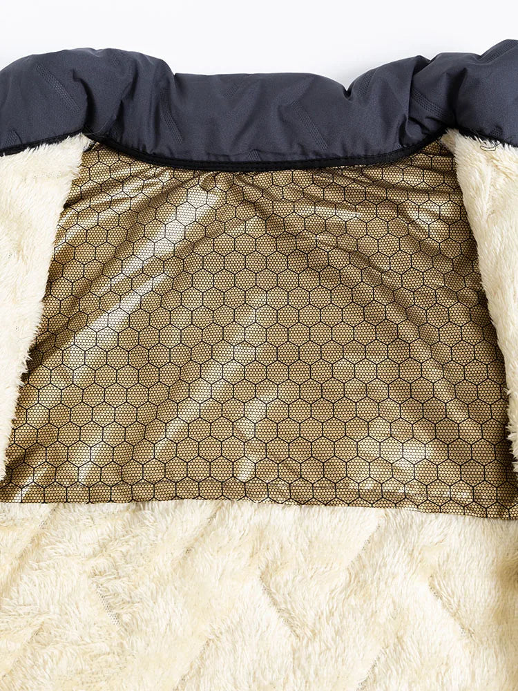 Mid-Length Quilted Padded Jacket for Men